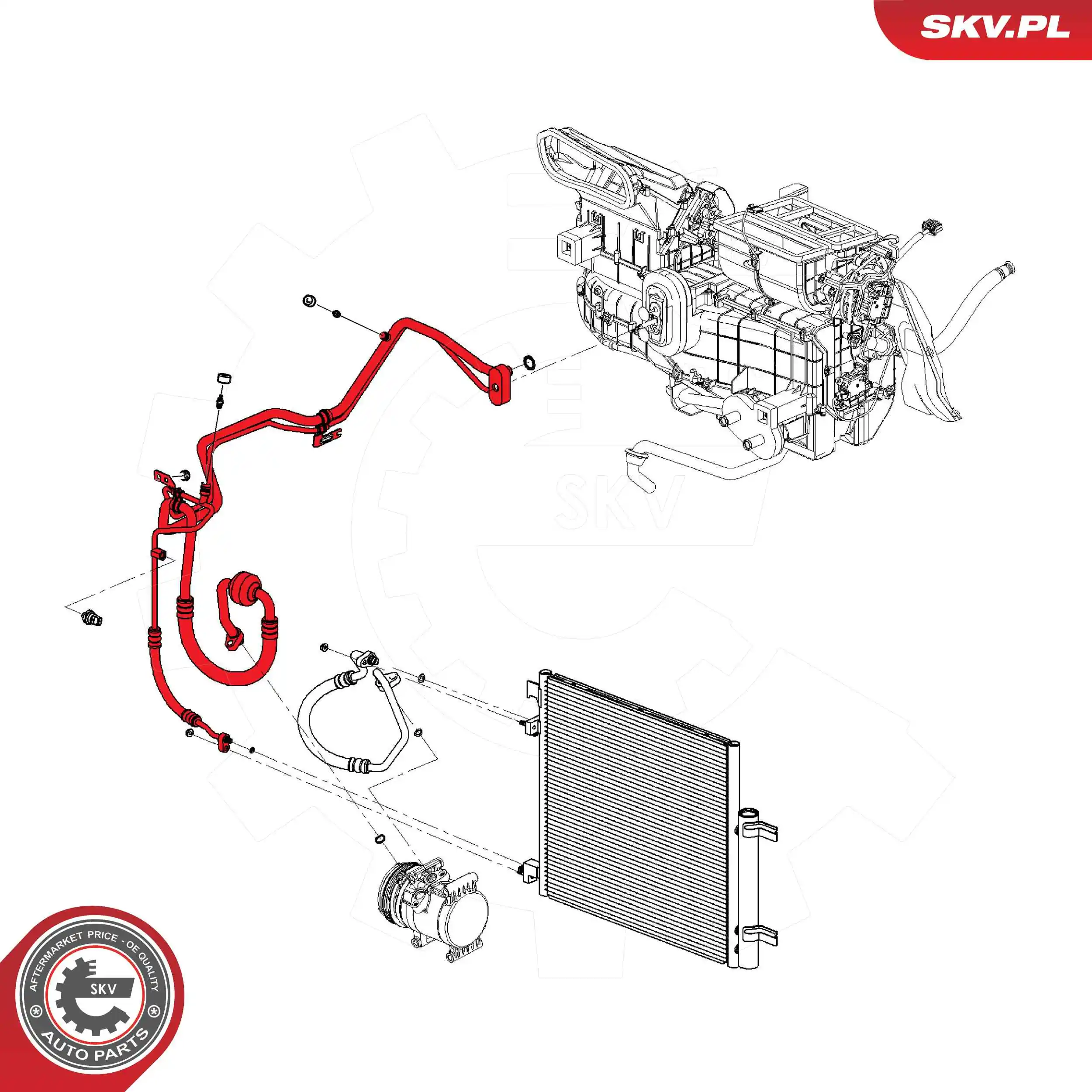High/Low-pressure Line, air conditioning